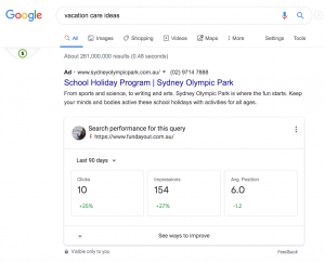 fun day out SEO progress