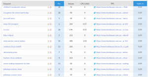 fun day out SEO progress